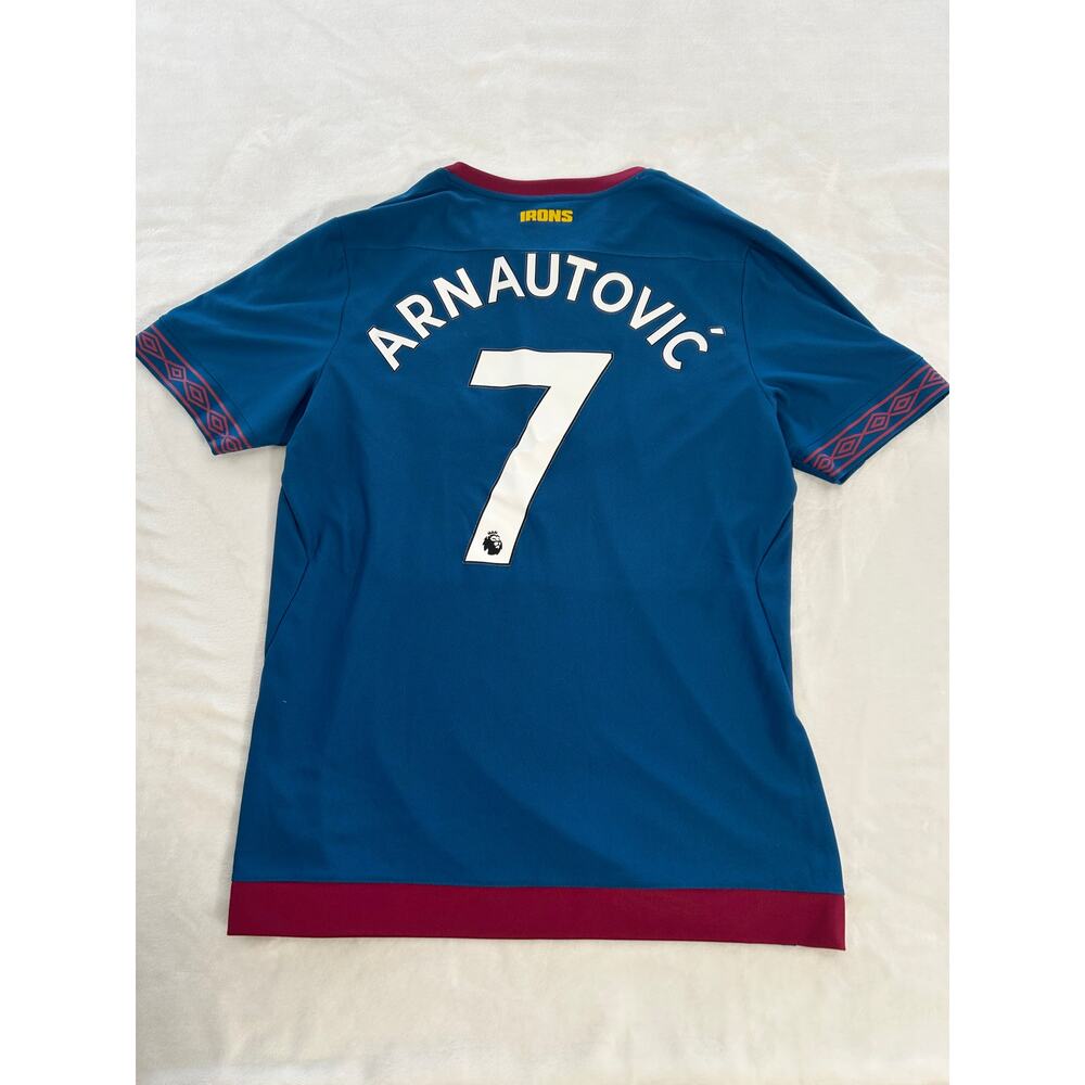 Umbro West Ham United 18/19 Away Jersey  Arnautovic #7 Betway Mens Size Large XC - Picture 4 of 10